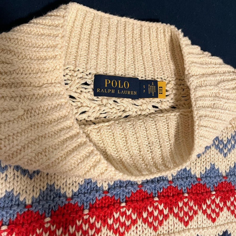 Polo by Ralph Lauren Multicolor Sweater, Size Small
